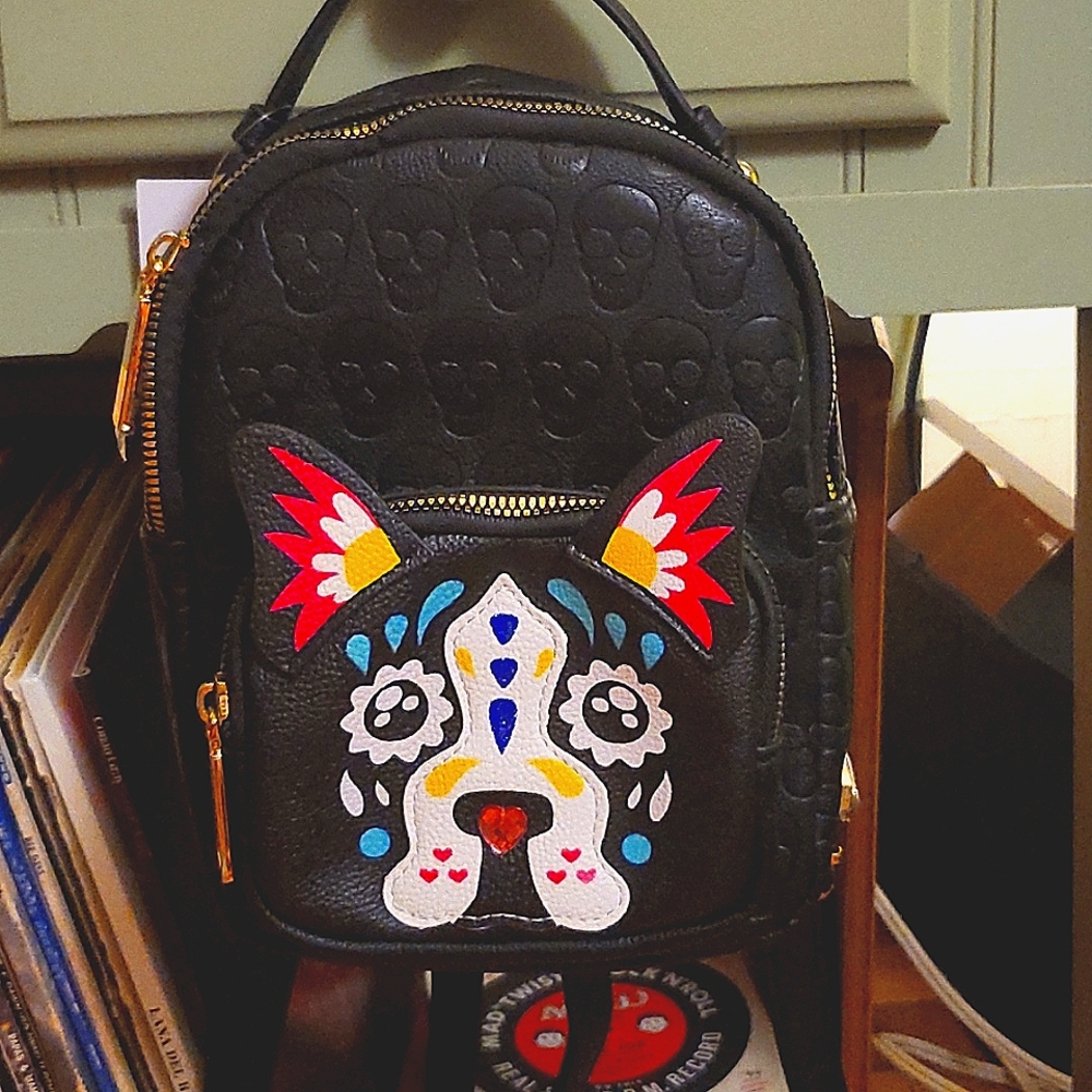 Betsy Johnson Small Day of Dead Backpack